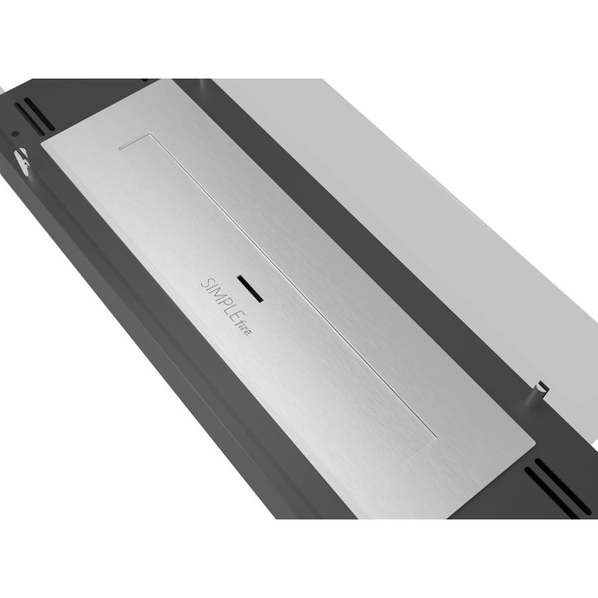 InFire - Lareira BIO 8x60 cm 3kW preto