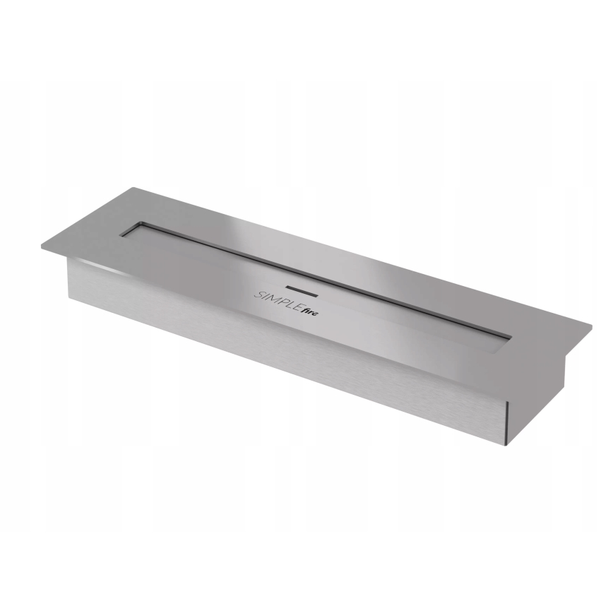 InFire - Lareira BIO 8x60 cm 3kW preto