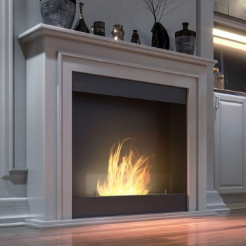 InFire - Lareira BIO 90x112,5 cm 3kW branco