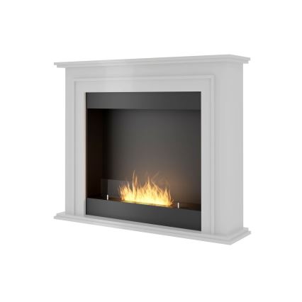 InFire - Lareira BIO 90x112,5 cm 3kW branco