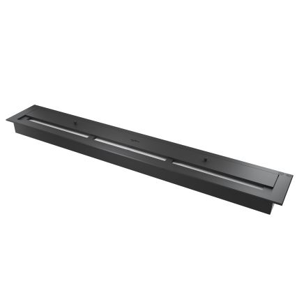 InFire - Lareira BIO embutida 150x50 cm 4,2kW preta