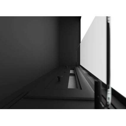 InFire - Lareira BIO embutida 90x50 cm 3kW preta