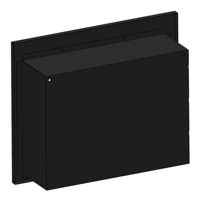 InFire - Lareira BIO Incorporada 49x60 cm 3kW preto
