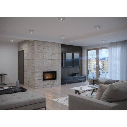 InFire - Lareira BIO Incorporada 49x90 cm 3kW preto