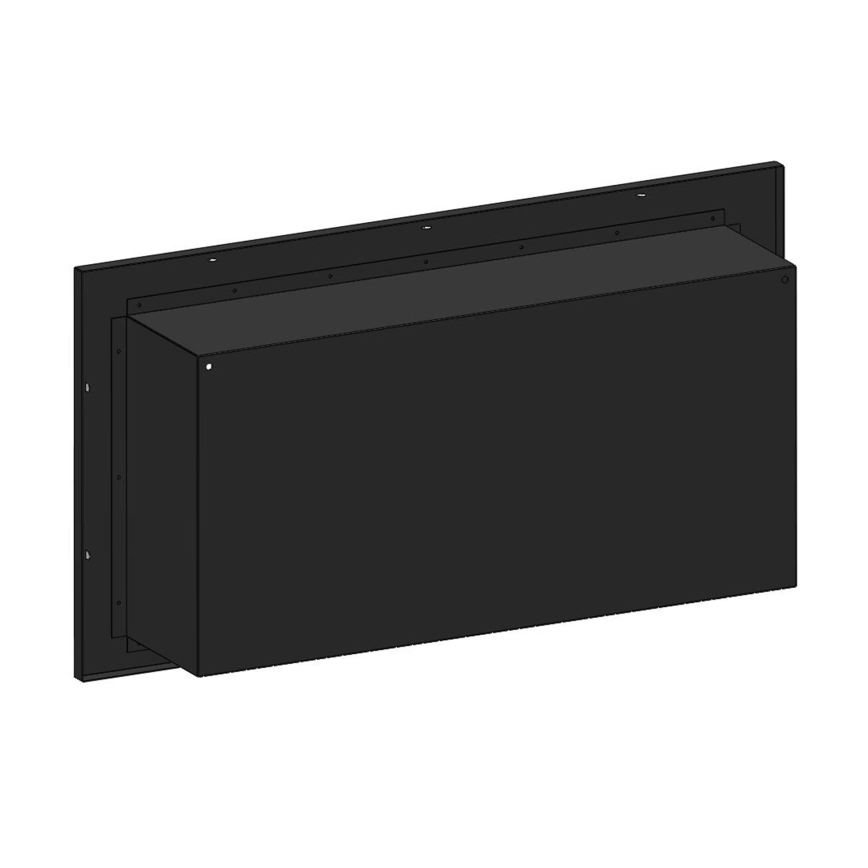 InFire - Lareira BIO Incorporada 49x90 cm 3kW preto