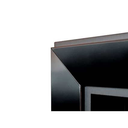 InFire - Lareira BIO Incorporada 79x55 cm 3kW preto