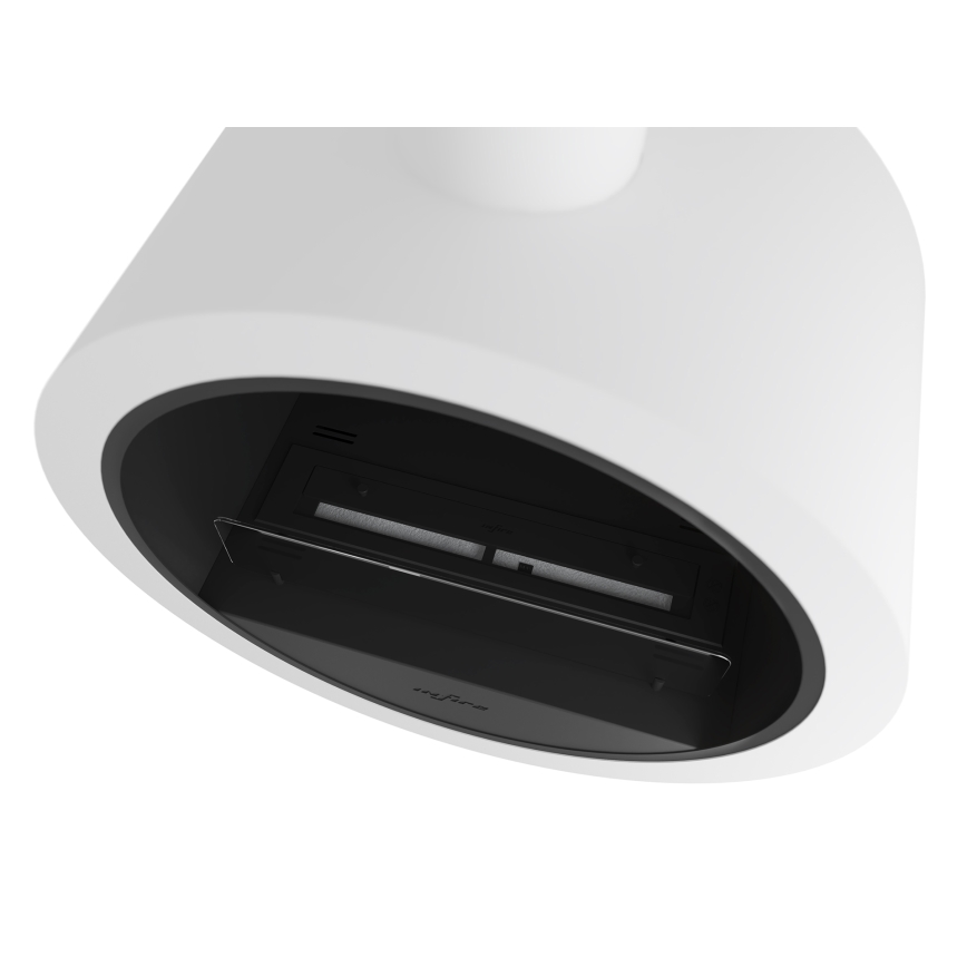 InFire - Lareira BIO suspensa d. 70 cm 3kW branco