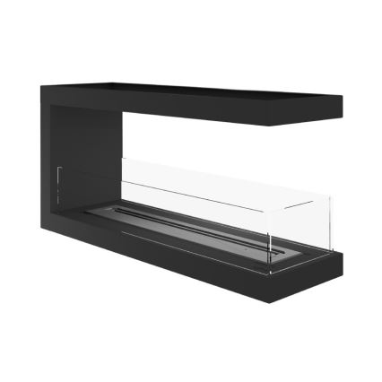 InFire - Lareira de canto BIO 100x50 cm 3kW bifacial