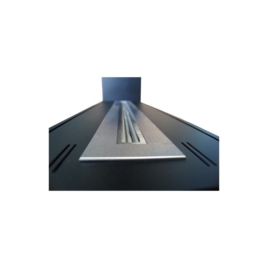 InFire - Lareira de canto BIO 100x50 cm 3kW bifacial