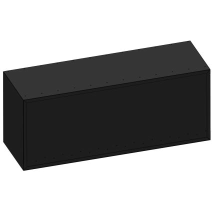 InFire - Lareira de canto BIO 110x45 cm 3kW preto