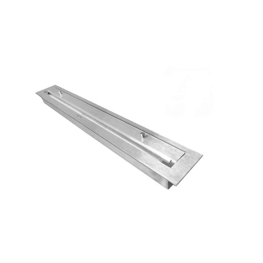 InFire - Lareira de canto BIO 45x90 cm 3kW preto