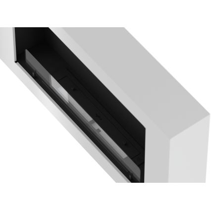 InFire - Lareira de parede BIO 100x56 cm 3kW branco