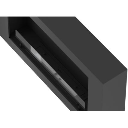 InFire - Lareira de parede BIO 100x56 cm 3kW preto