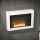 InFire - Lareira de parede BIO 80x56 cm 3kW branco