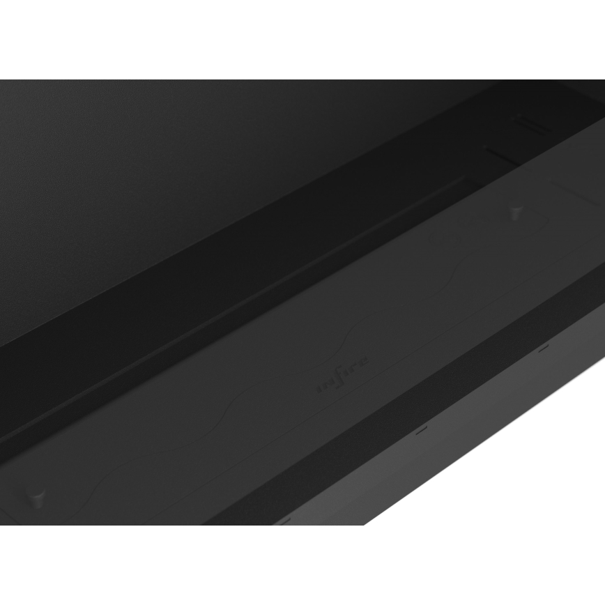 InFire - Lareira embutida BIO 49,4x84,4 cm 3,5kW preto