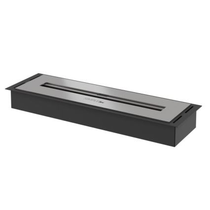 InFire - Lareira embutida BIO 5,5x50 cm 3kW preto