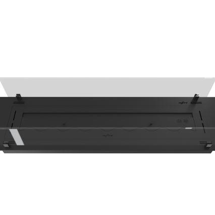 InFire - Lareira embutida BIO 8,5x100 cm 6kW preto