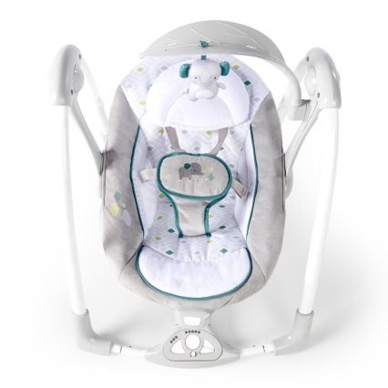 Ingenuidade - Baloiço vibratório para bebé com melodia 2 em 1 NASH