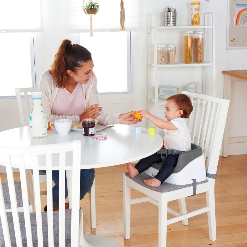 Ingenuity - Almofada para cadeira de refeição 2em1 SMARTCLEAN TODDLER cinzento