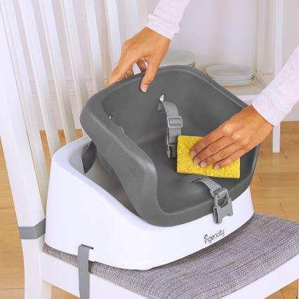 Ingenuity - Almofada para cadeira de refeição 2em1 SMARTCLEAN TODDLER cinzento