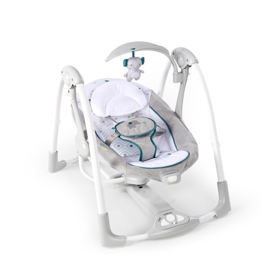 Ingenuity - Balanço vibratório infantil com melodia 2 em 1 NASH 4xLR20