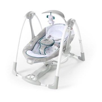 Ingenuity - Balanço vibratório infantil com melodia 2 em 1 NASH 4xLR20