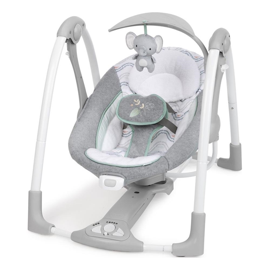 Ingenuity - Balanço vibratório infantil com melodia 2 em 1 SWELL 4xD + 1xC