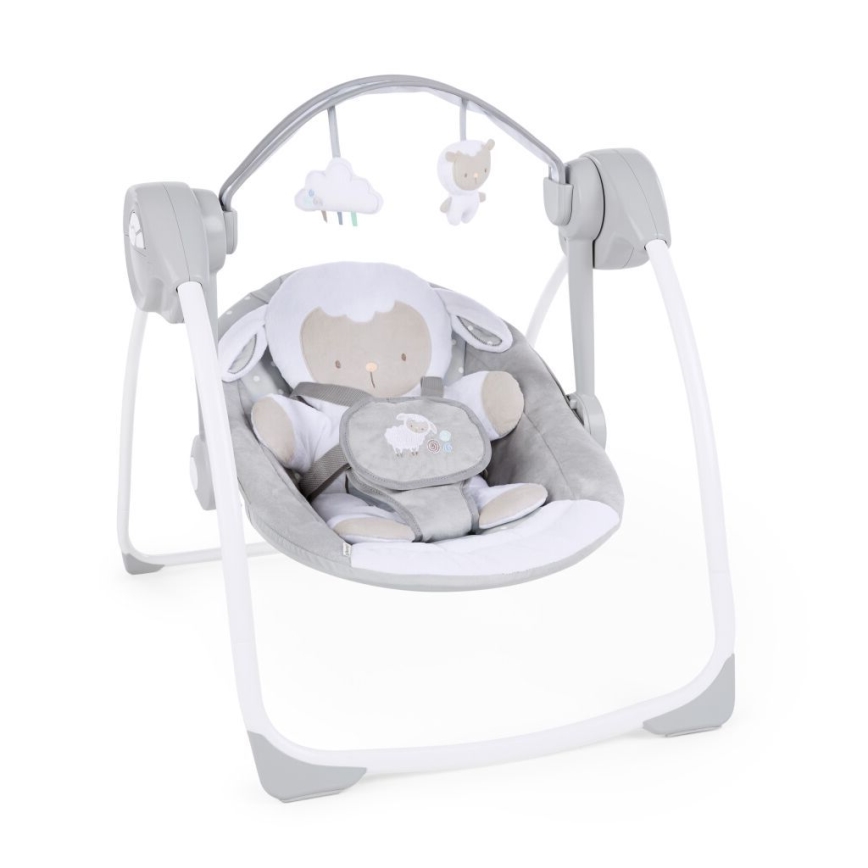 Ingenuity - Baloiço para bebé com melodia CUDDLE LAMB