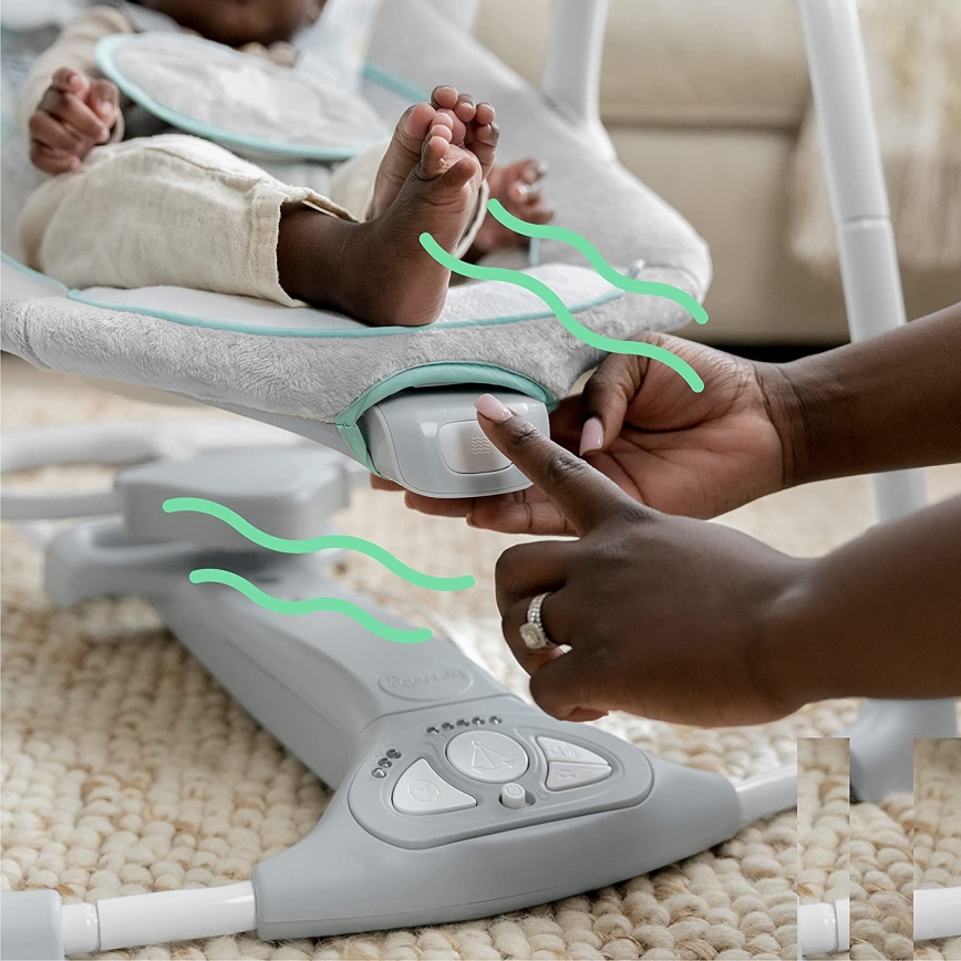 Ingenuity - Baloiço vibratório para bebé com melodia 2em1 WIMBERLY