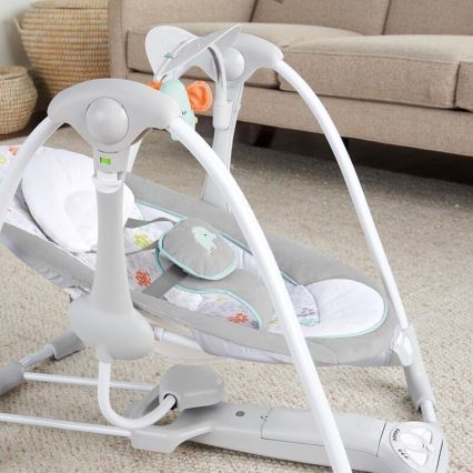 Ingenuity - Baloiço vibratório para bebé com melodia 2em1 WIMBERLY