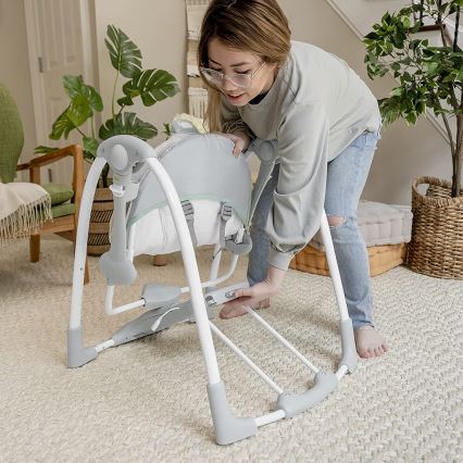 Ingenuity - Baloiço vibratório para bebé com melodia 2em1 WIMBERLY
