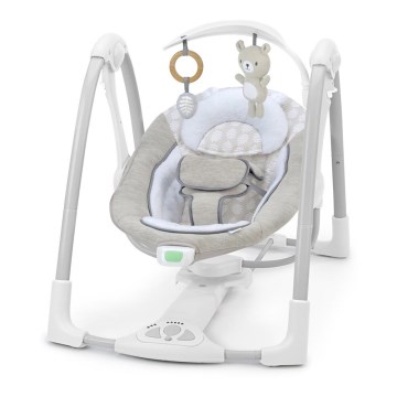 Ingenuity - Baloiço vibratório para bebé com melodia 2em1 WYNN