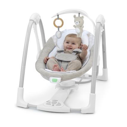 Ingenuity - Baloiço vibratório para bebé com melodia 2em1 WYNN