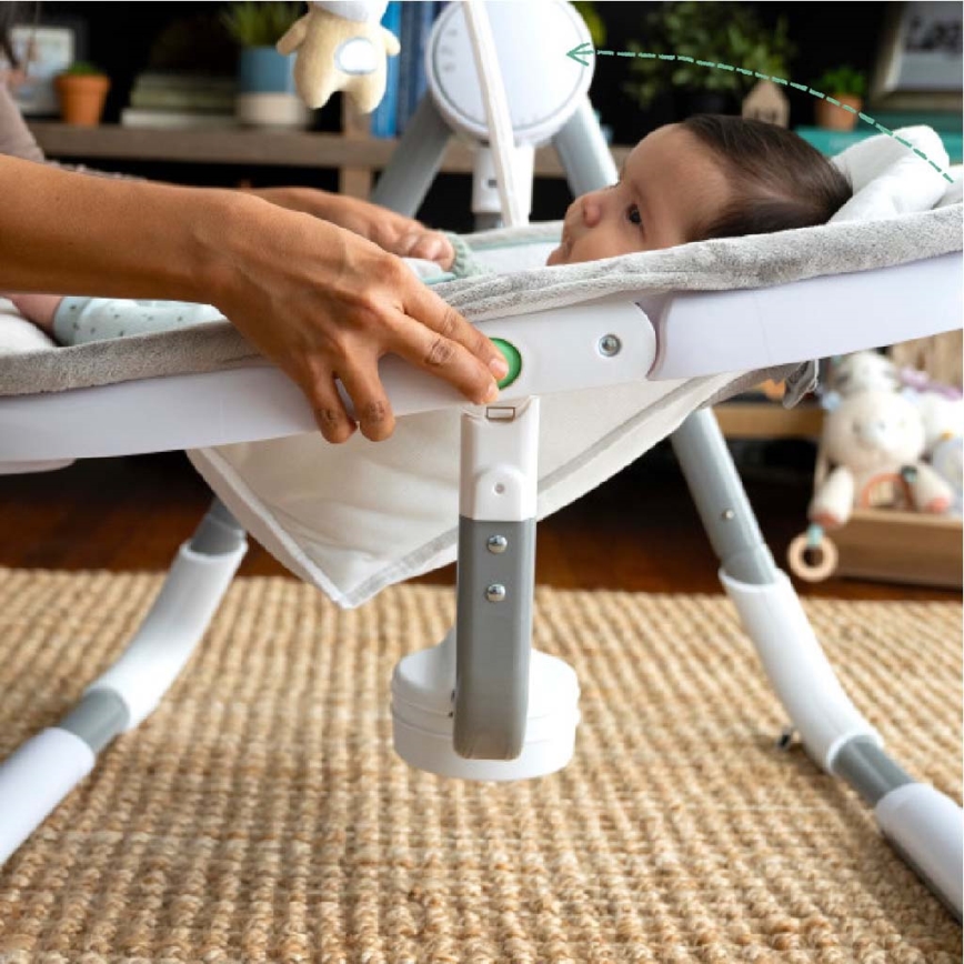 Ingenuity - Baloiço vibratório para bebé com melodia ANYWAY SWAY RAY