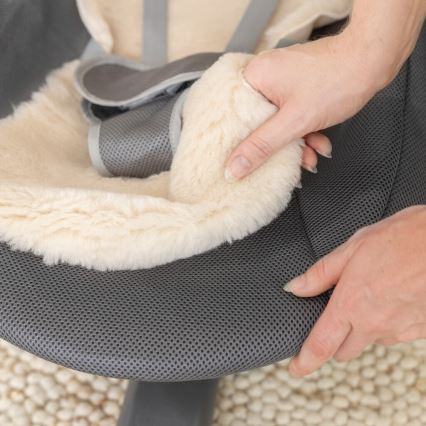 Ingenuity - Baloiço vibratório para bebé com melodia EVERY SEASON cinzento