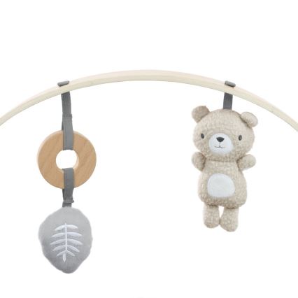 Ingenuity - Baloiço vibratório para bebé com melodia EVERY SEASON cinzento