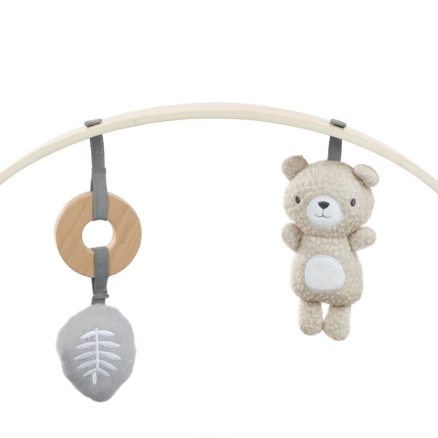 Ingenuity - Baloiço vibratório para bebé com melodia EVERY SEASON cinzento