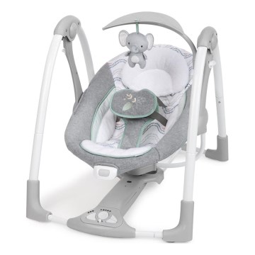 Ingenuity - Baloiço vibratório para bebé com melodias 2em1 SWELL