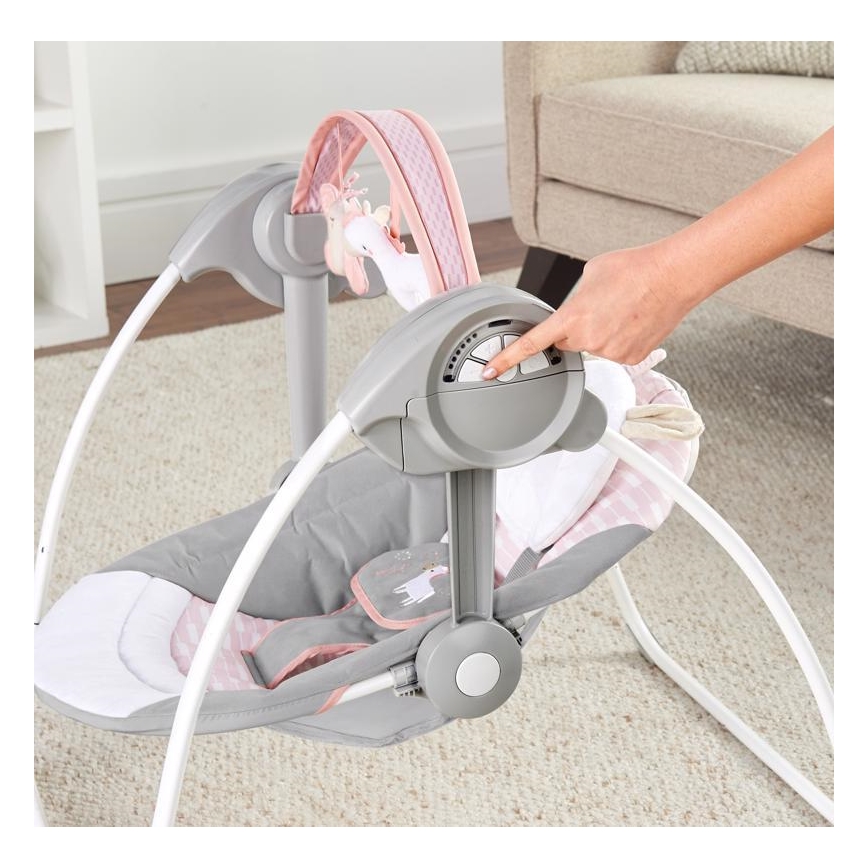 Ingenuity - de Criança baloiço com uma melodia FLORA THE UNICORN 4xLR14