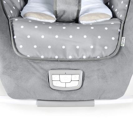 Ingenuity - Espreguiçadeira para bebé com melodia CUDDLE LAMB