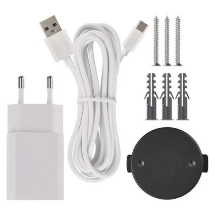 Inteligente interior swivel câmara com sensor de movimento GoSmart 5V Wi-Fi Tuya branco