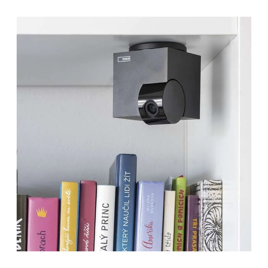 Inteligente interior swivel câmara com sensor de movimento GoSmart 5V Wi-Fi Tuya preto