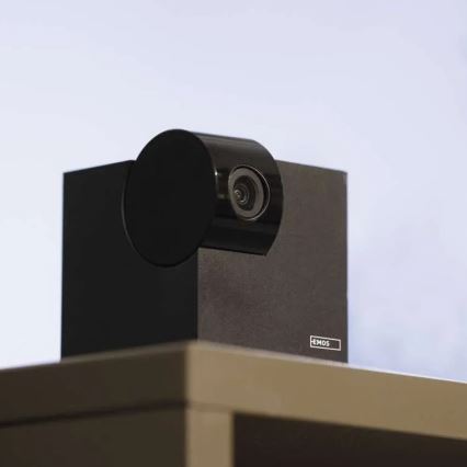 Inteligente interior swivel câmara com sensor de movimento GoSmart 5V Wi-Fi Tuya preto