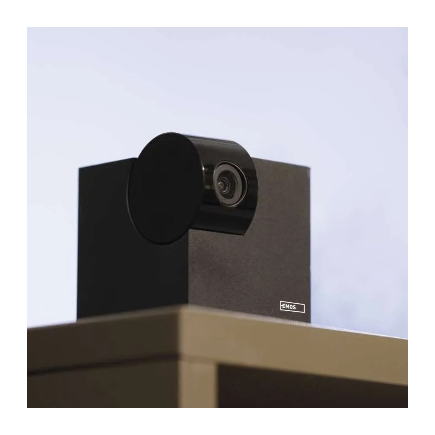 Inteligente interior swivel câmara com sensor de movimento GoSmart 5V Wi-Fi Tuya preto