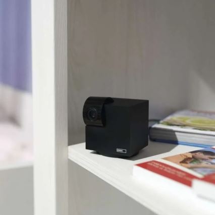 Inteligente interior swivel câmara com sensor de movimento GoSmart 5V Wi-Fi Tuya preto