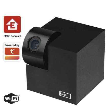 Inteligente interior swivel câmara com sensor de movimento GoSmart 5V Wi-Fi Tuya preto