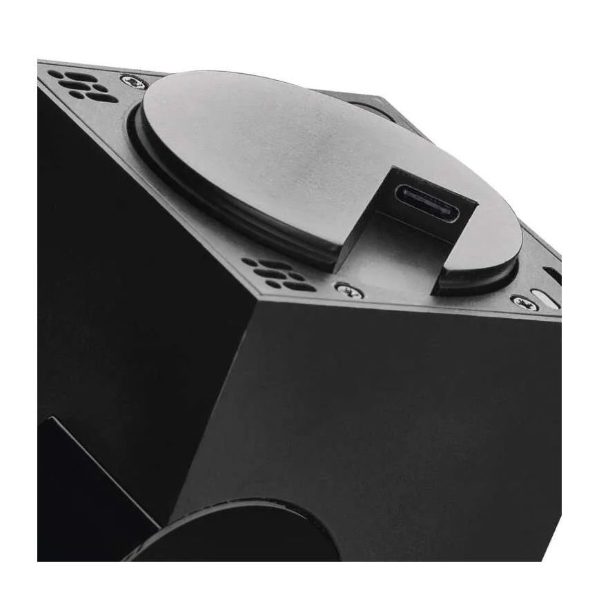 Inteligente interior swivel câmara com sensor de movimento GoSmart 5V Wi-Fi Tuya preto