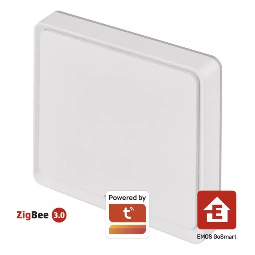 Interruptor 1-botão GoSmart Tuya branco