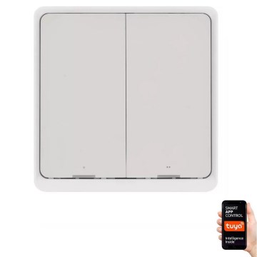Interruptor 2-botões GoSmart Tuya branco