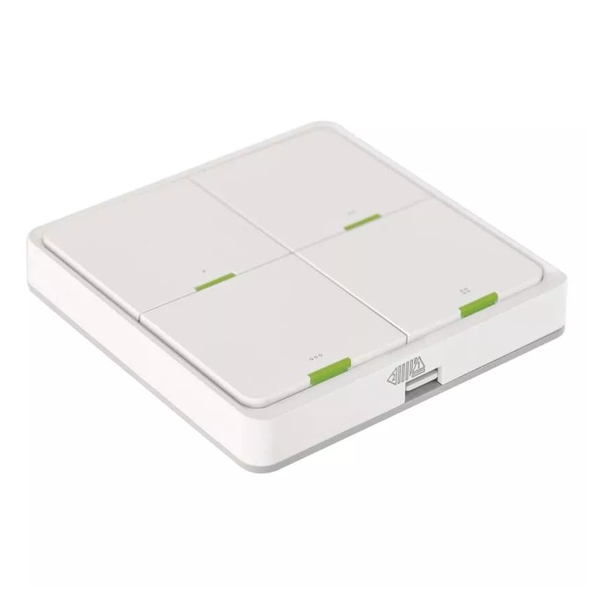 Interruptor 4 botões GoSmart Tuya branco